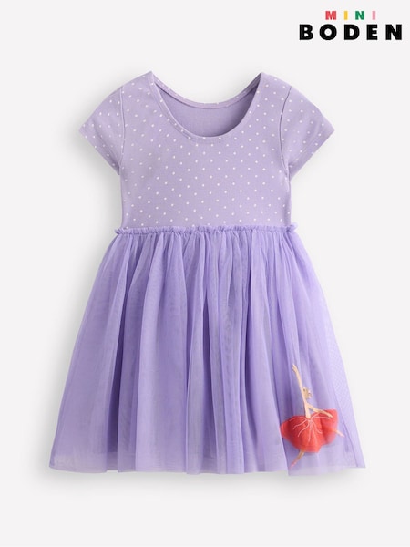 Boden Ami Appliqué Tulle Dress (F52708) | ‏249 ر.س.‏ - ‏287 ر.س.‏