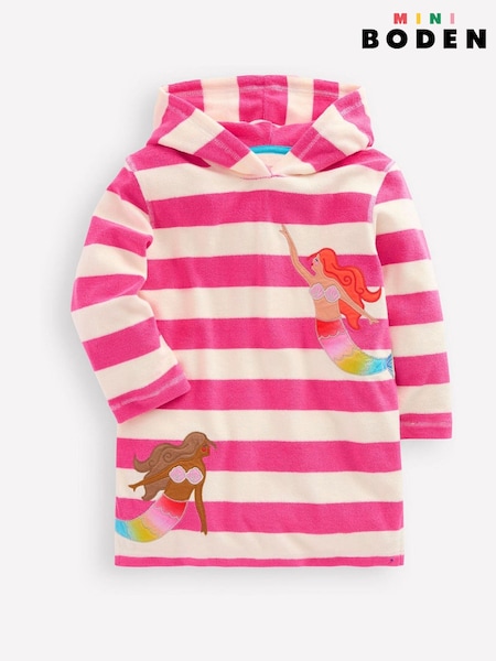 Boden Pink Mara Towelling Throw-On (F52761) | €43 - €52