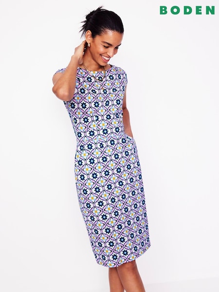 Boden Florrie Jersey 100% Cotton Dress (F52786) | 344 LEI