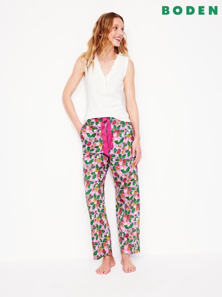 Boden 100% Cotton Sateen Pyjamas Trousers (F52808) | €66