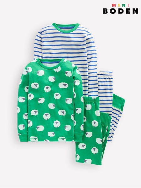 Boden Snug Twin Pack 100% Cotton Pyjamas (F52815) | 53 € - 59 €