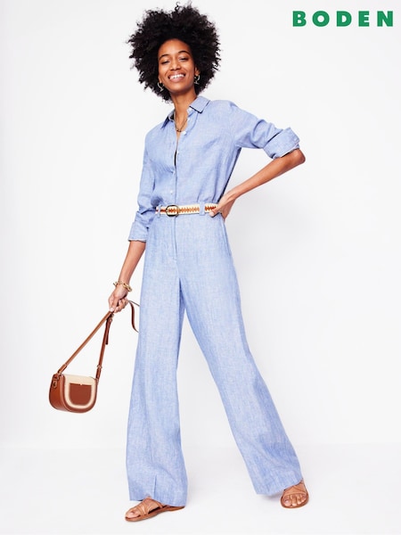 Boden Blue Westbourne 100% Cotton Trousers (F52821) | 5,888 UAH
