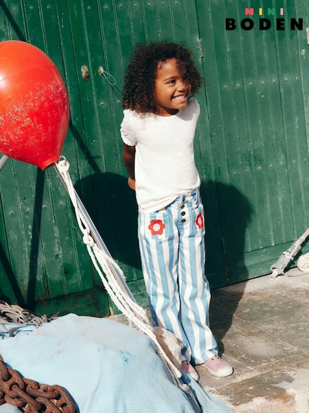 Boden Blue Patch Pocket Trousers (F52825) | AED93 - AED107