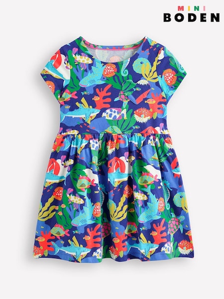 Boden 100% Cotton Heart Pocket Fun Jersey Dress (F52838) | €33 - €36