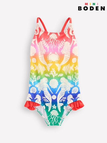 Boden Pink Pretty Cross-Back Swimsuit (F52842) | €31