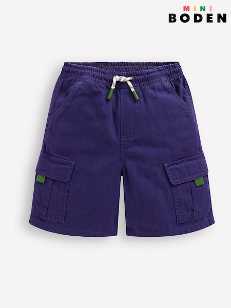 Boden Blue Everyday Cargo 100% Cotton Shorts (F52848) | R$ 245 - R$ 285