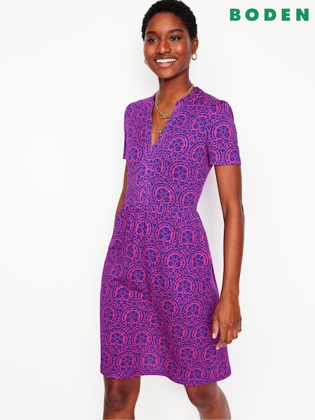 Boden Pink Naomi Short Sleeve Dress (F52852) | €98