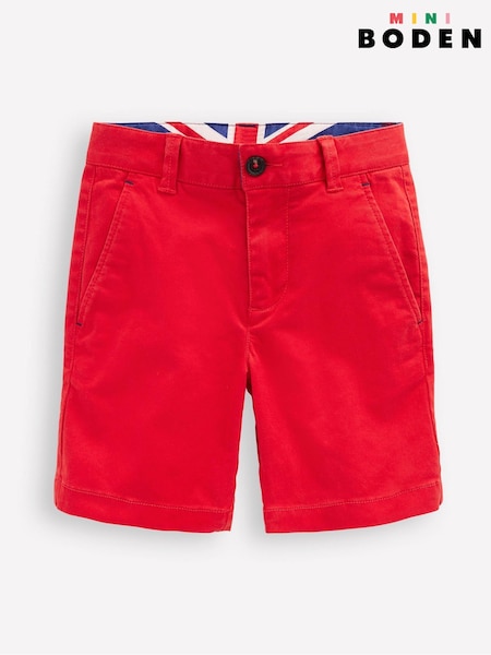Boden Red Classic Chino Shorts (F52857) | €35 - €41