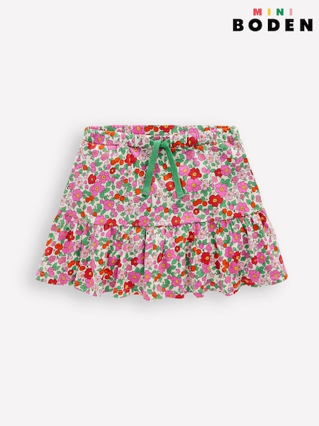 Boden Pink Tiered Jersey 100% Cotton Skort (F52867) | $29 - $32