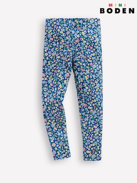 Boden Blue Floral Fun Leggings (F52877) | €18.50 - €21.50