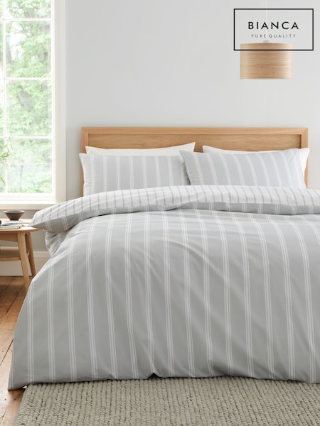 Bianca Ashford Stripe Cotton Duvet Cover Set (F52926) | 40 € - 78 €