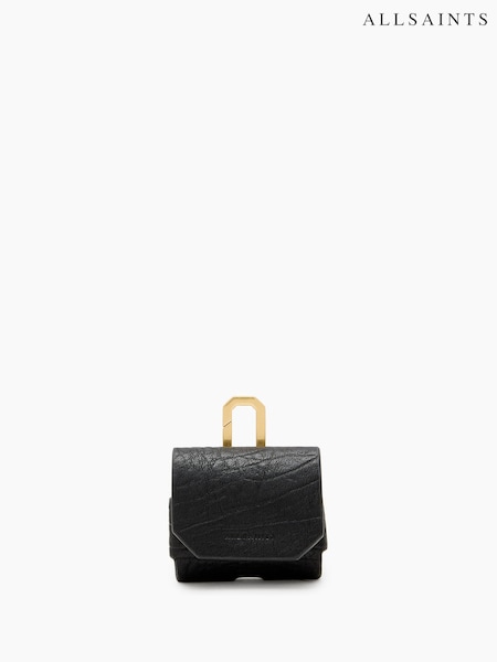 AllSaints Black Airpod Grain Case (F52930) | €50