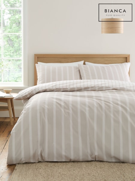 Bianca Ashford Stripe Cotton Duvet Cover Set (F52935) | 40 € - 78 €