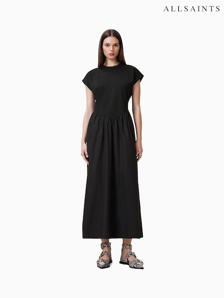 AllSaints Black Frankie Dress (F52939) | €164