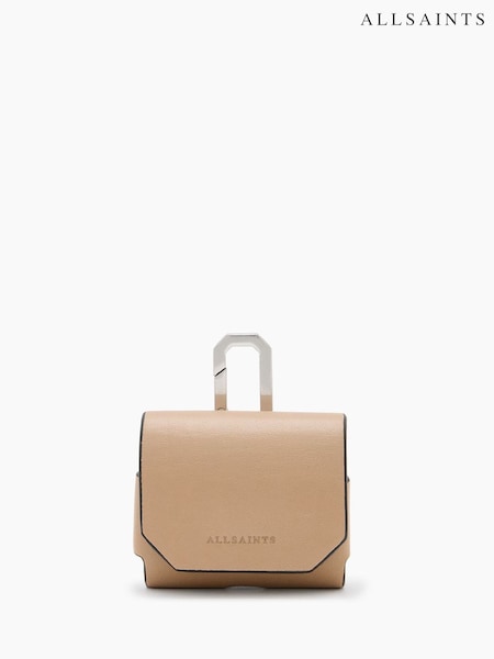 AllSaints Brown Airpod Hex Case (F52968) | €50