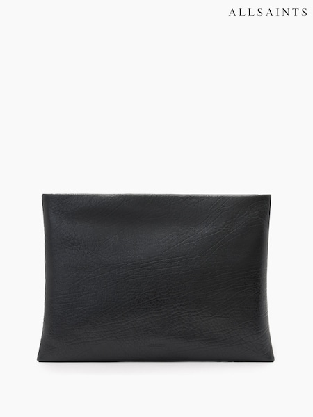 AllSaints Black Bettina Grain Clutch Bag (F52975) | 7,150 UAH