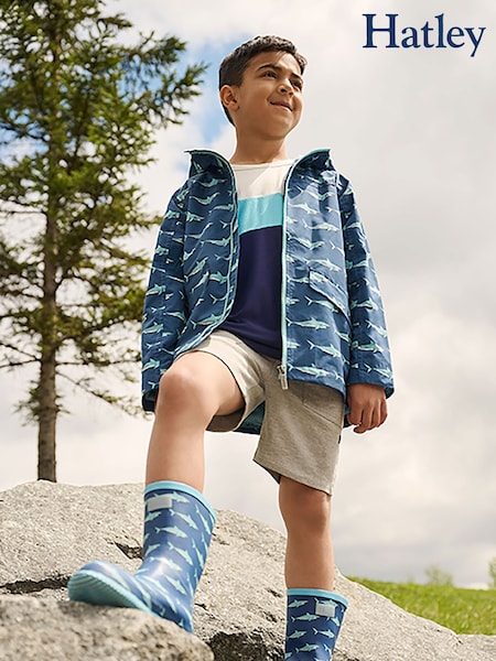 Hatley Blue Shark Tank Microfiber Field Jacket (F52983) | 2,523 UAH