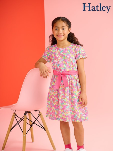 Hatley Pink Fresh Flowers Garden Dress (F52986) | 328 LEI