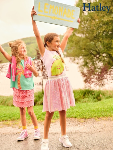 Hatley Pink Pearl Mermaid Sequin Tulle Skirt (F53018) | 198 QAR