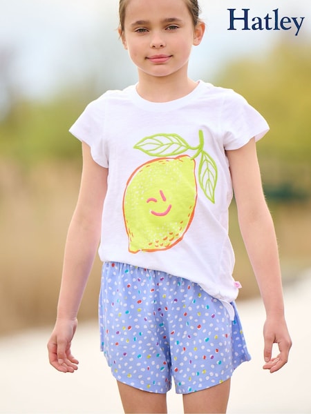 Hatley 100% Cotton Happy Lemon Tie Front Hatley T-Shirt (F53033) | R$ 195