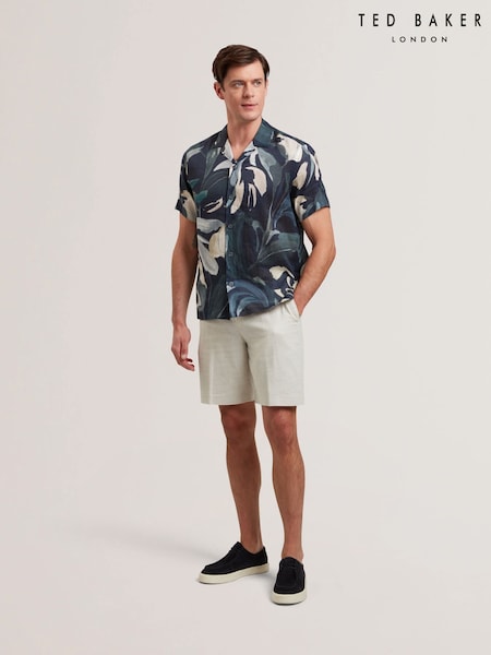 Ted Baker Cream Kenleys Linen Shorts (F53070) | €101