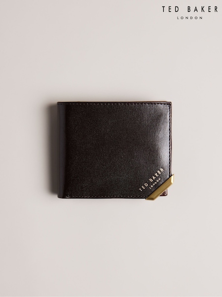 Ted Baker Kornerr Metal Corner Bifold Coin Wallet (F53131) | 447 LEI