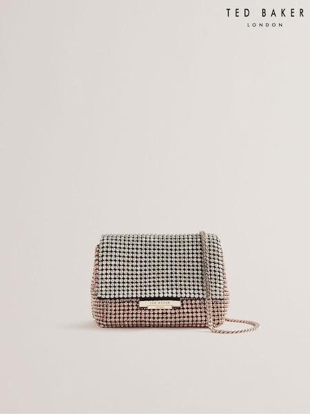 Ted Baker Metallic Gliters-Crystal Mini Cross-Body Bag (F53156) | AED778