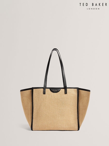 Ted Baker Barni-faux Raffia Large Shopper Bag (F53174) | ‏749‏₪
