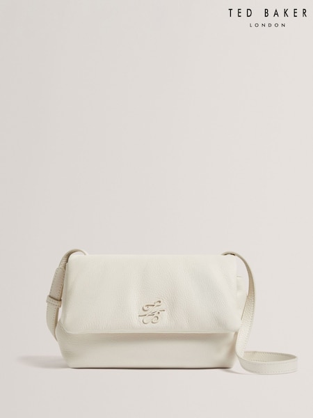 Ted Baker White Marrisa Padded Leather Cross-Body Bag (F53192) | €228