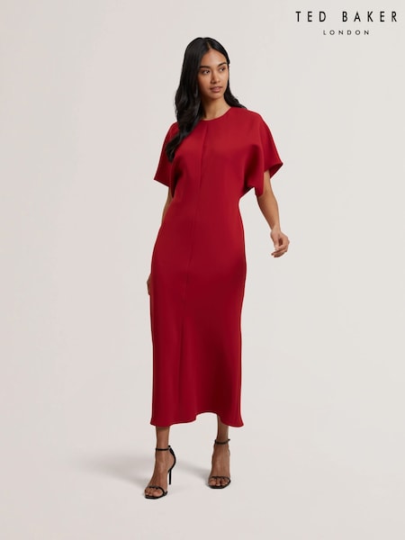 Ted Baker Red Carnil-Tailored Longline Dress (F53196) | €318