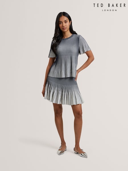Ted Baker Lotttii Flippy Knit Mini Skirt (F53208) | €187