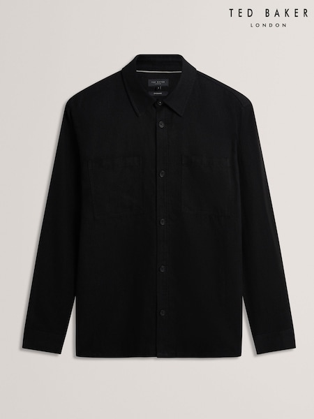 Ted Baker Shaww Garment Washed Overshirt (F53235) | 1,110 LEI