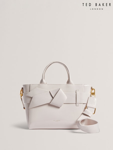Ted Baker White Jimsa Knot Bow Cross-Body Bag (F53274) | $189