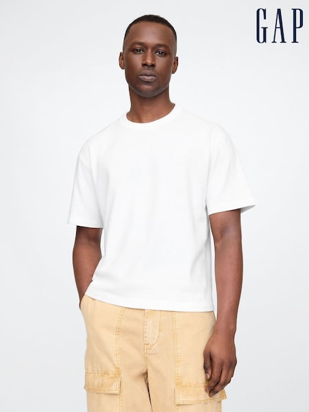 Gap White Heavyweight Boxy T-Shirt (F53310) | €33