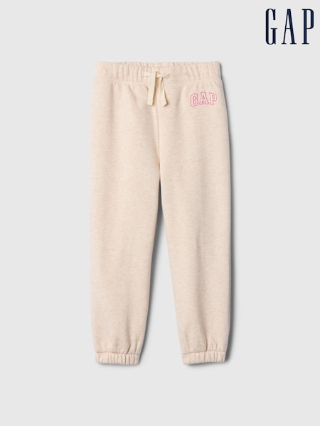 Gap Beige Logo Pull On Fleece-Lined Joggers (6mths-5yrs) (F53332) | kr214