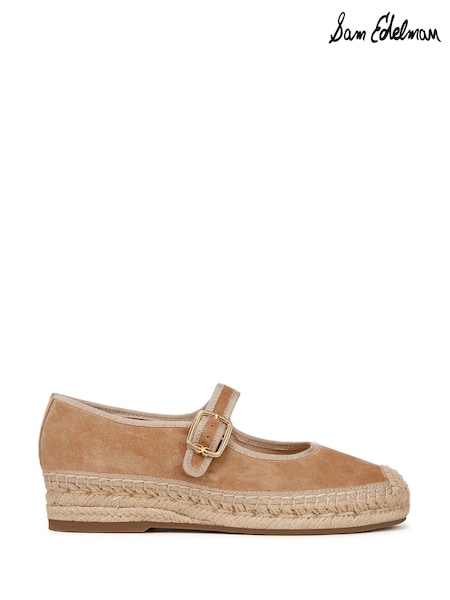 חום - Sam Edelman Regular Fit Mackie Mary Jane Shoes (F53351) | ‏754‏₪