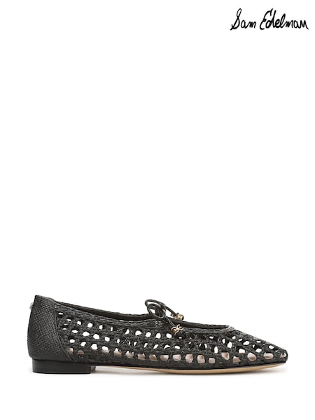 črna - Sam Edelman Circus NY Regular Fit Marcie Black Ballet Flats (F53352) | € 197