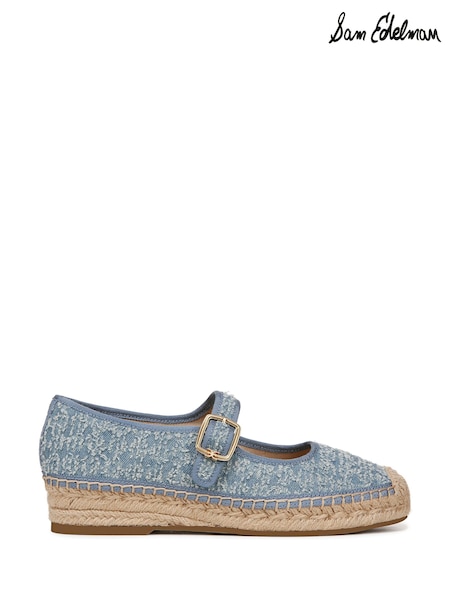 כחול  - Sam Edelman Regular Fit Mackie Mary Jane Shoes (F53360) | ‏754‏₪