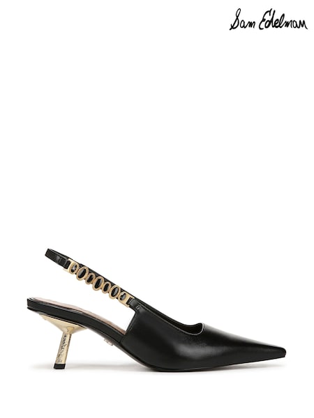 Sam Edelman Regular Fit Baker Slingback Black Shoes (F53369) | € 224