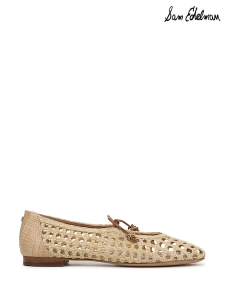 Naravni - Sam Edelman Circus NY Regular Fit Marcie Black Ballet Flats (F53404) | € 197