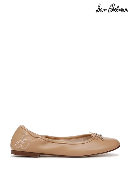 Sam Edelman Regular Fit Silver Felicia Ballet Flats (F53426) | ₪679
