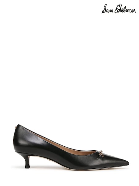 Sam Edelman Regular Fit Kaya Kitten Heel Black Shoes (F53428) | 226 €