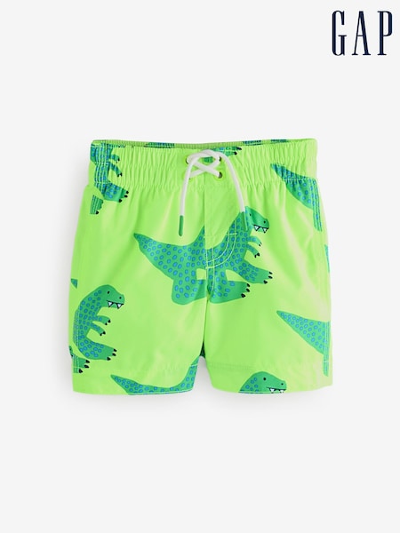 Gap Green 5" Recycled Swim Shorts (6mths-5yrs) (F53483) | €24