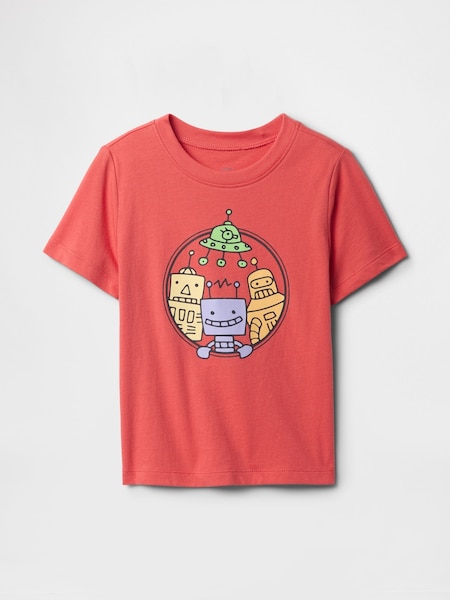 Gap Red Robot Short Sleeve Graphic T-Shirt (6mths-5yrs) (F53496) | €13