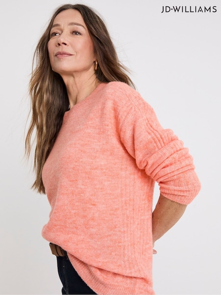 JD Williams Sponge Rib Shoulder And Side Seam Jumper (F53515) | 186 LEI