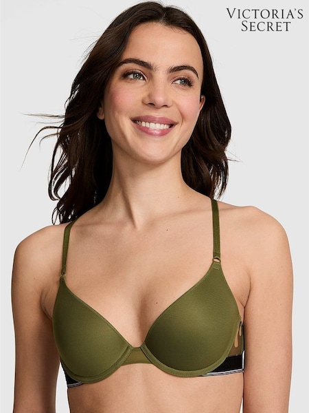 Victoria's Secret Olive Green Push Up Non Wired Push Up Bra (F53545) | €33