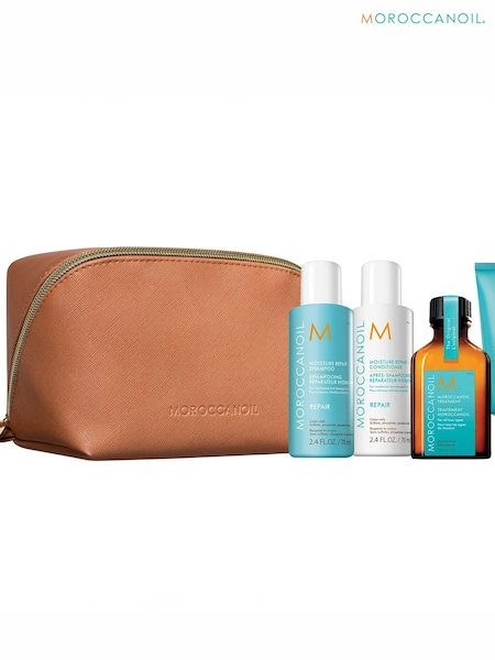 Moroccanoil Repair Discovery Kit Including FREE Cosmetic Bag and Hand Cream (F53554) | €45