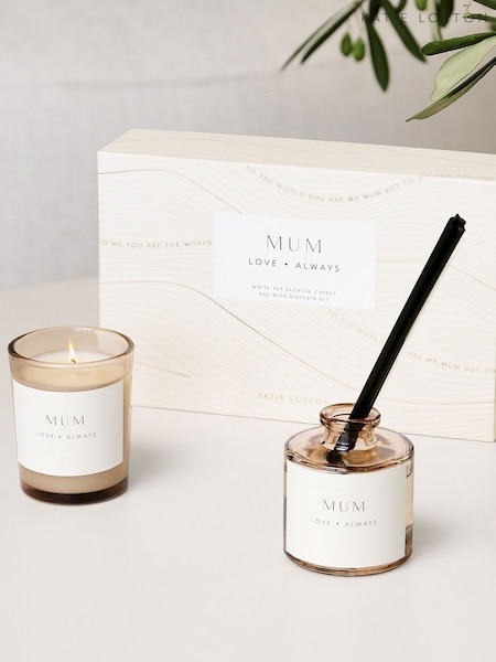 Katie Loxton Mum Mini Votive and Mini Reed Diffuser Gift Set (F53595) | €34