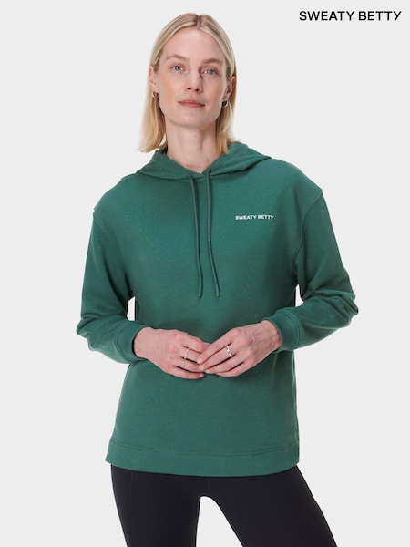 Sweaty Betty Green Revive Longline Hoodie (F53760) | R$ 740
