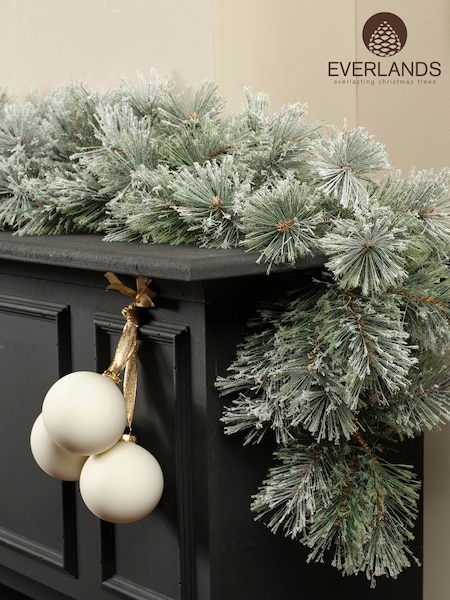Everlands Green Cashmere Frosted Garland (F53785) | €30